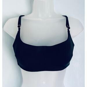 NWOT Victoria's Secret Swim Top Black Medium Wireless